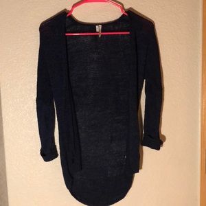 Navy blue cardigan